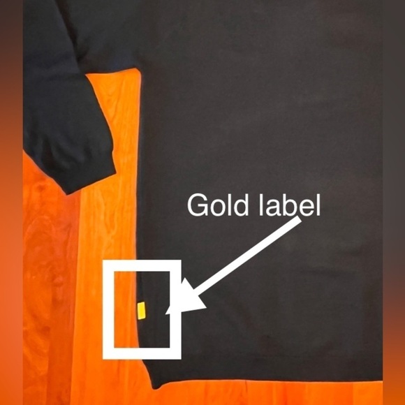 Vintage 90s Mecca GOLD Sweater Hip-Hop Streetwear Knit Men's XL -Y2K - EUC. - Picture 10 of 14